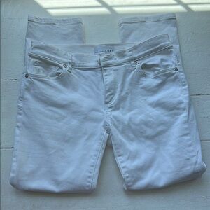 Loft white skinny jeans